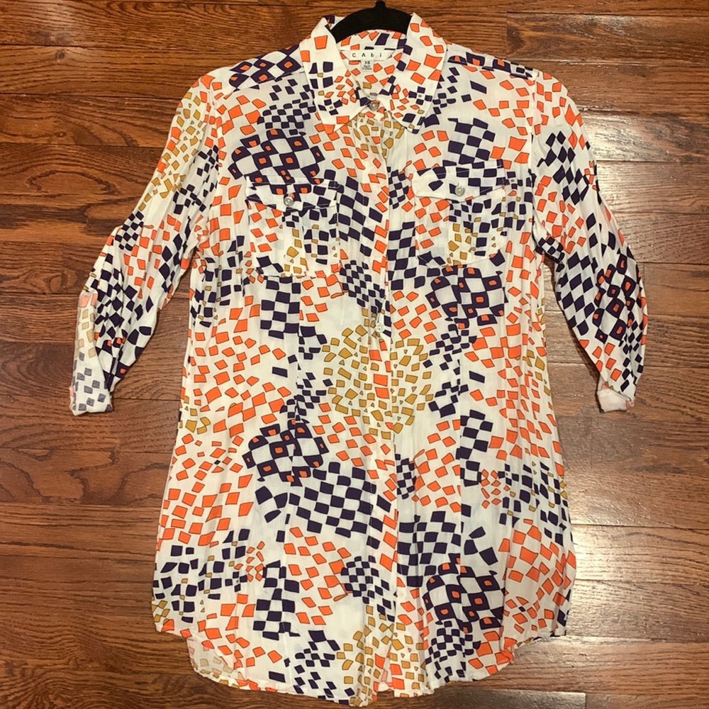 Like new Cabi Grand Prix Shirt